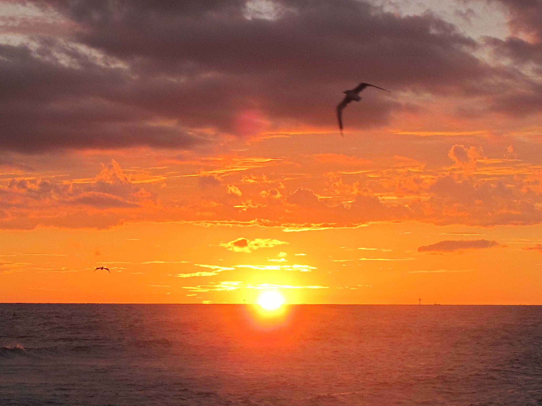 Labor Day 2010 sunset on TI.